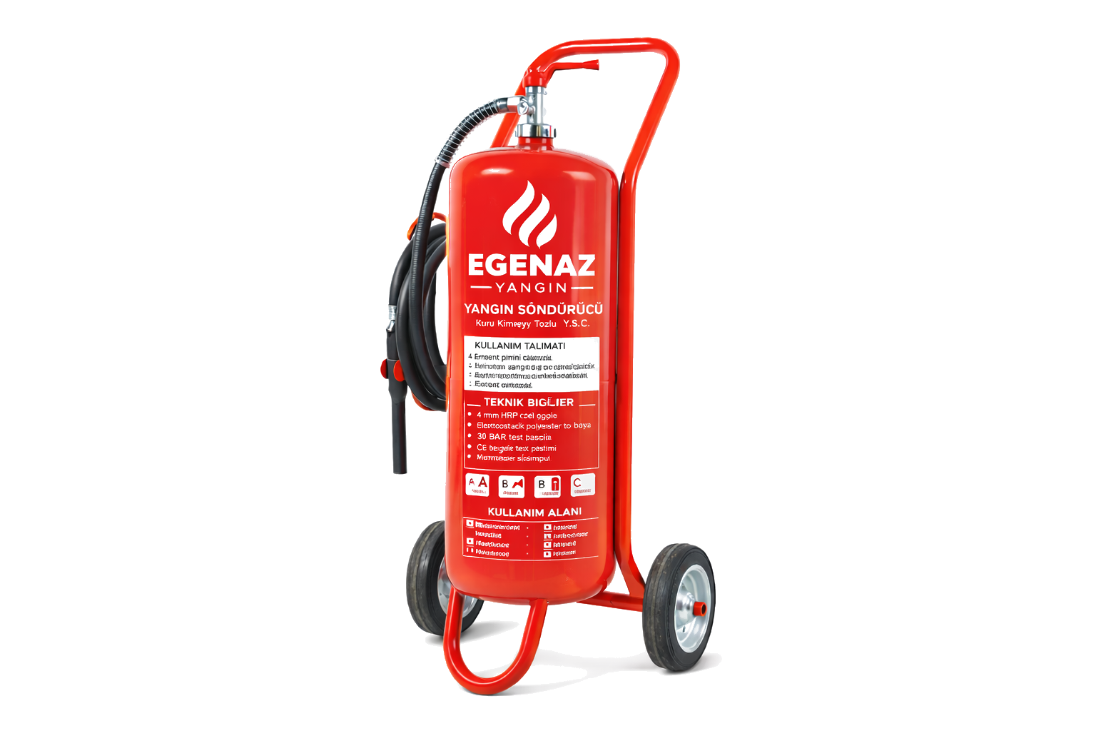 25 ve 50 KG'lık Kuru Kimyevi Tozlu Y.S.C.